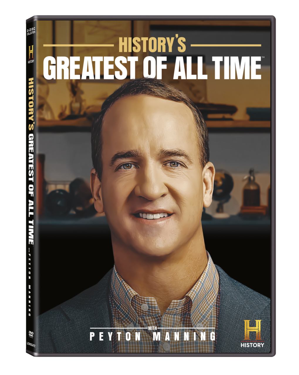 History's Greatest Of All Time With Peyton Manning DVD cover (History)