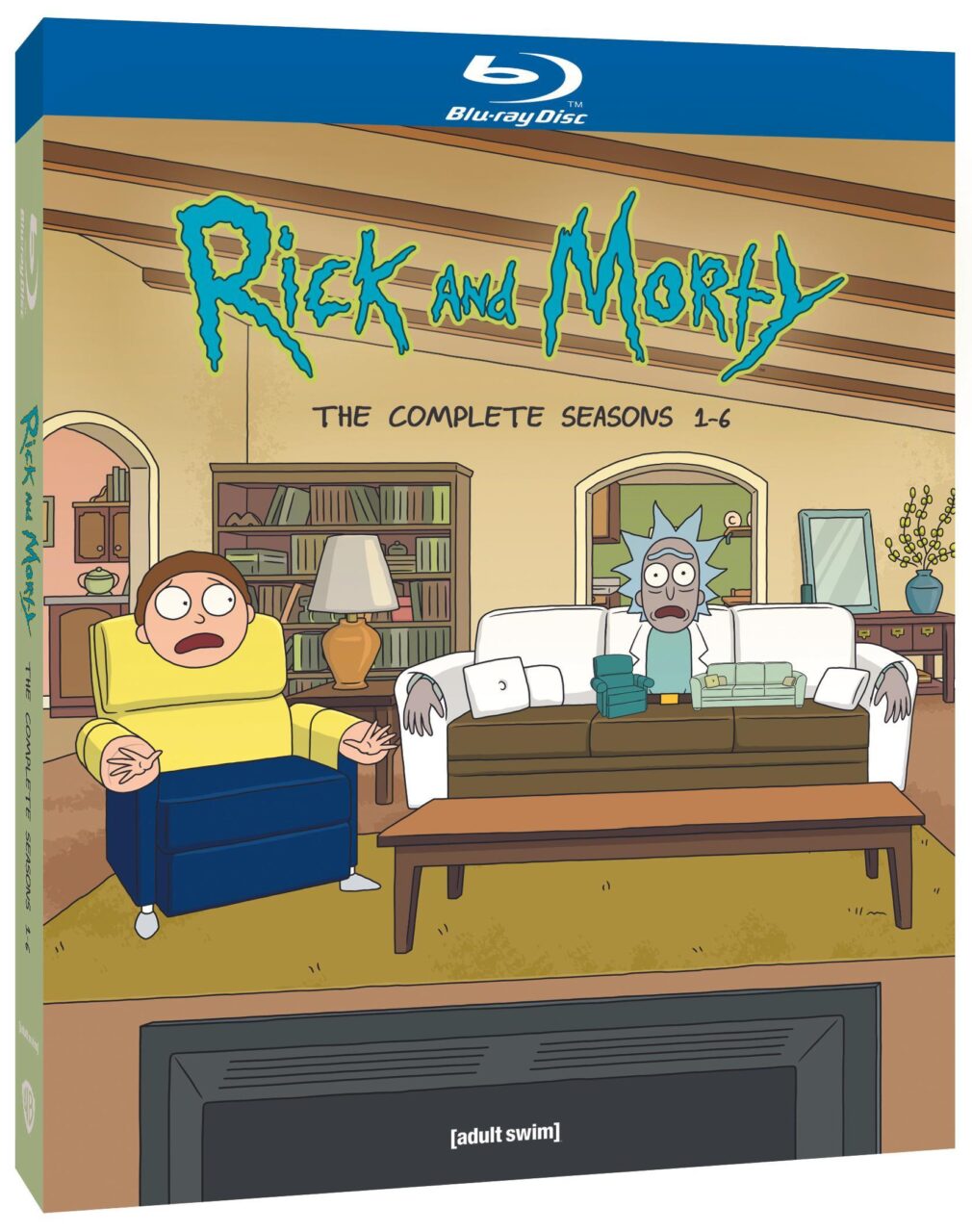 Rick And Morty: The Complete Seasons 1-6 Blu-Ray cover (Warner Bros. Discovery Home Entertainment)