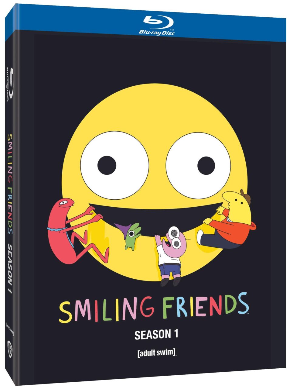 Smiling Friends: The Complete First Season Blu-Ray cover (Warner Bros. Discovery Home Entertainment)