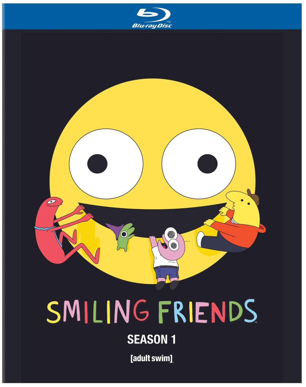 Smiling Friends: The Complete First Season Blu-Ray cover (Warner Bros. Discovery Home Entertainment)