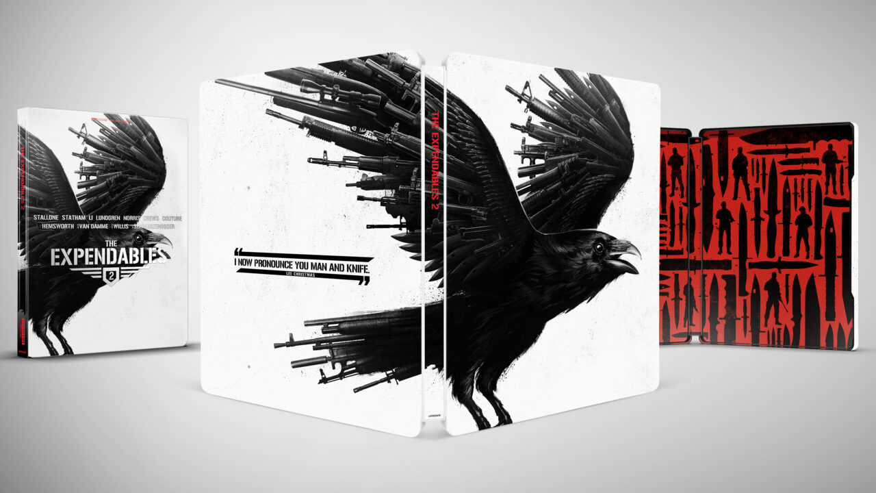 The Expendables 2 4K Ultra HD Steelbook cover (Lionsgate)