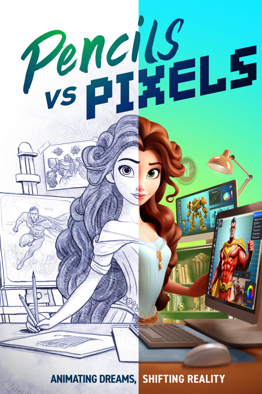 Pencils vs. Pixels poster (Strikeback Studios/Hideout Pictures)