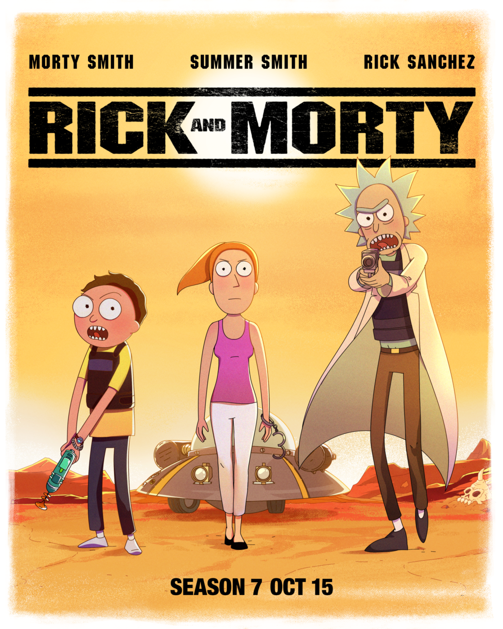 Rick And Morty Season 7 key art (Adult Swim)