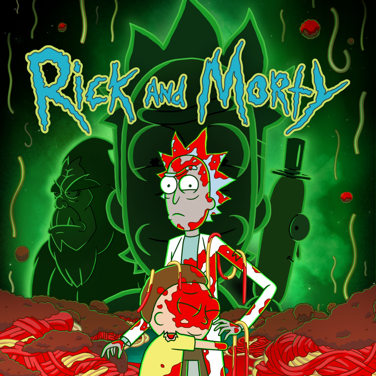 Rick And Morty Season 7 key art (Adult Swim)