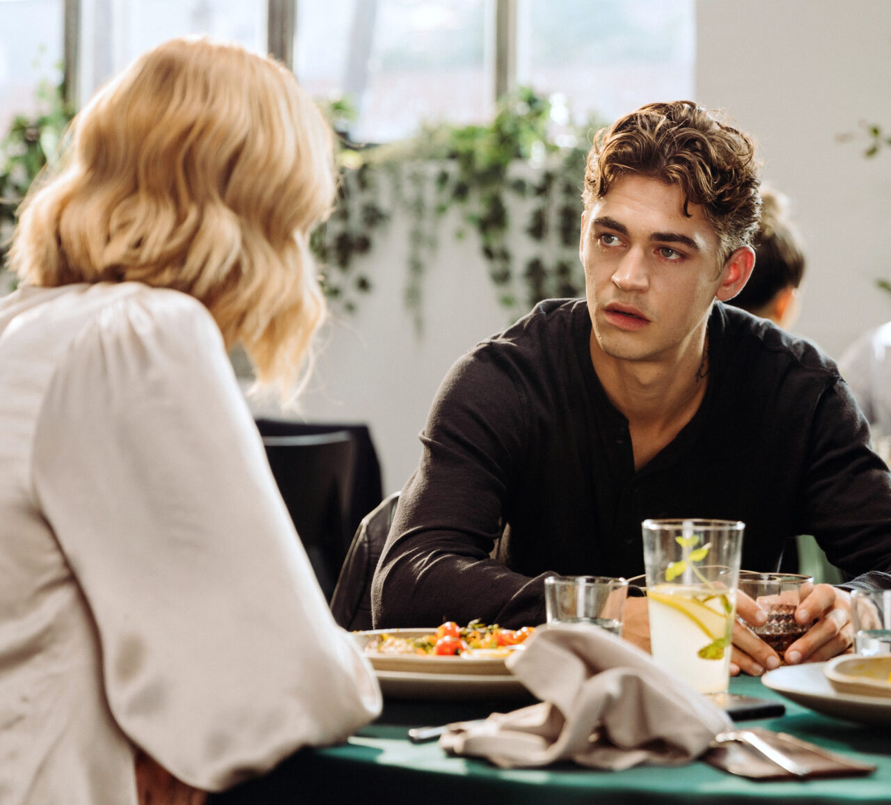 Hero Fiennes Tiffin as Hardin, Louise Lombard as Trish in After Everything, the fifth and final installment in the After franchise.