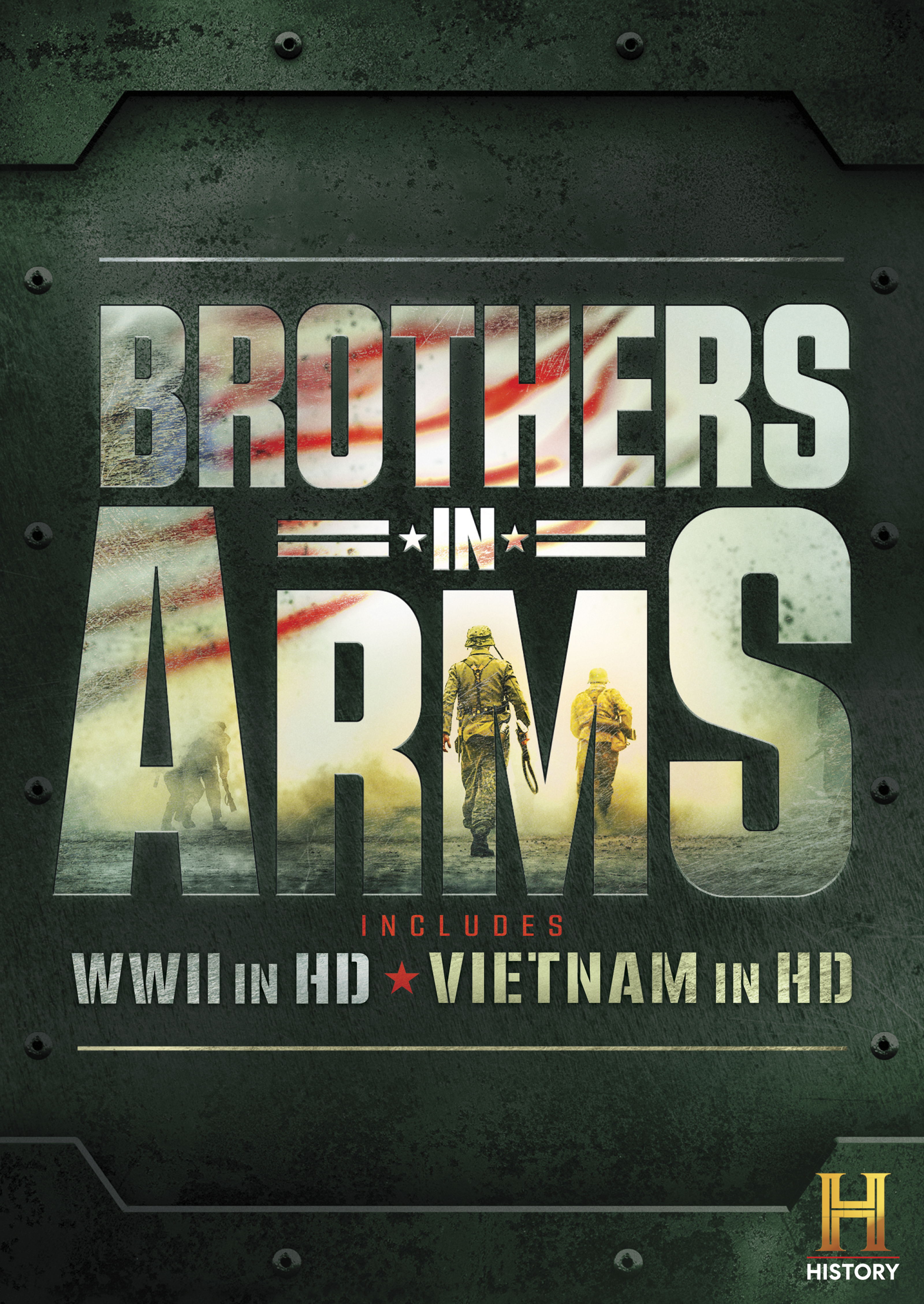 Brothers In Arms: WWII & Vietnam War In HD DVD cover (Lionsgate/History)