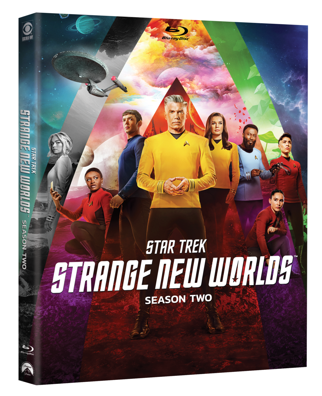 Star Trek: Strange New Worlds Season 2 Blu-Ray cover (Paramount Home Entertainment)