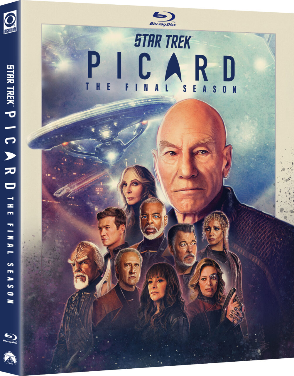 Star Trek: Picard - The Final Season Blu-Ray Combo Pack cover (Paramount Home Entertainment)