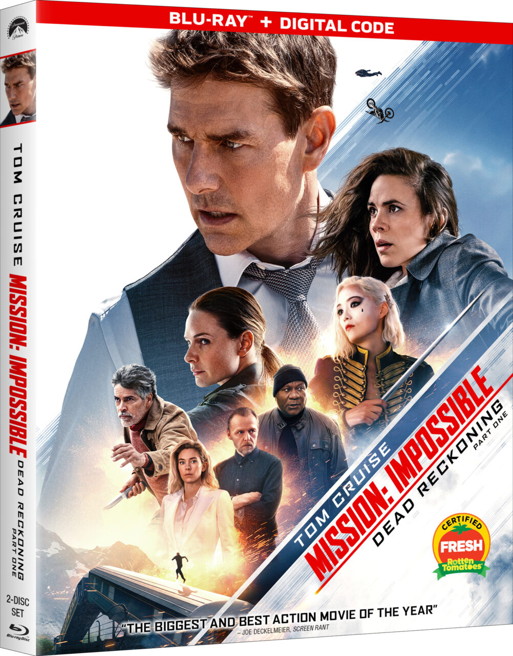 Mission: Impossible - Dead Reckoning Part One Blu-Ray Combo Pack cover (Paramount Home Entertainment)
