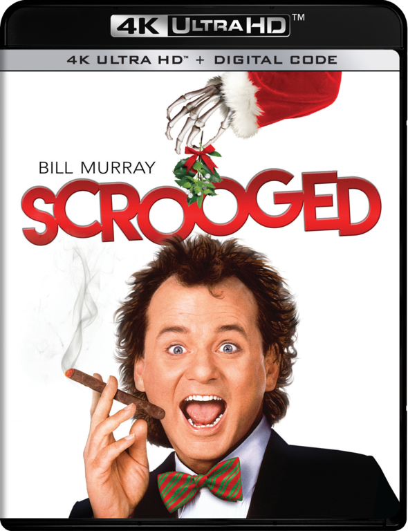 Scrooged 4K Ultra HD 35th Anniversary Combo Pack cover (Paramount Home Entertainment)