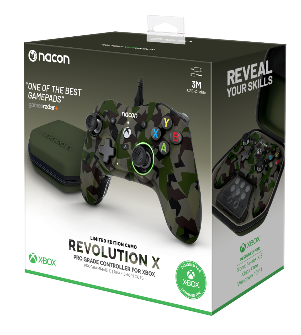 Revolution X Camo wired controller for Xbox Series X|S and Xbox One (NACON)