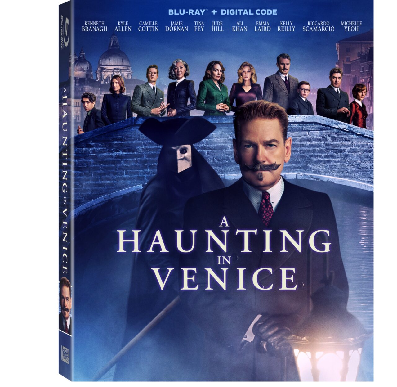 A Haunting In Venice Blu-Ray Combo Pack cover (20th Century Studios)