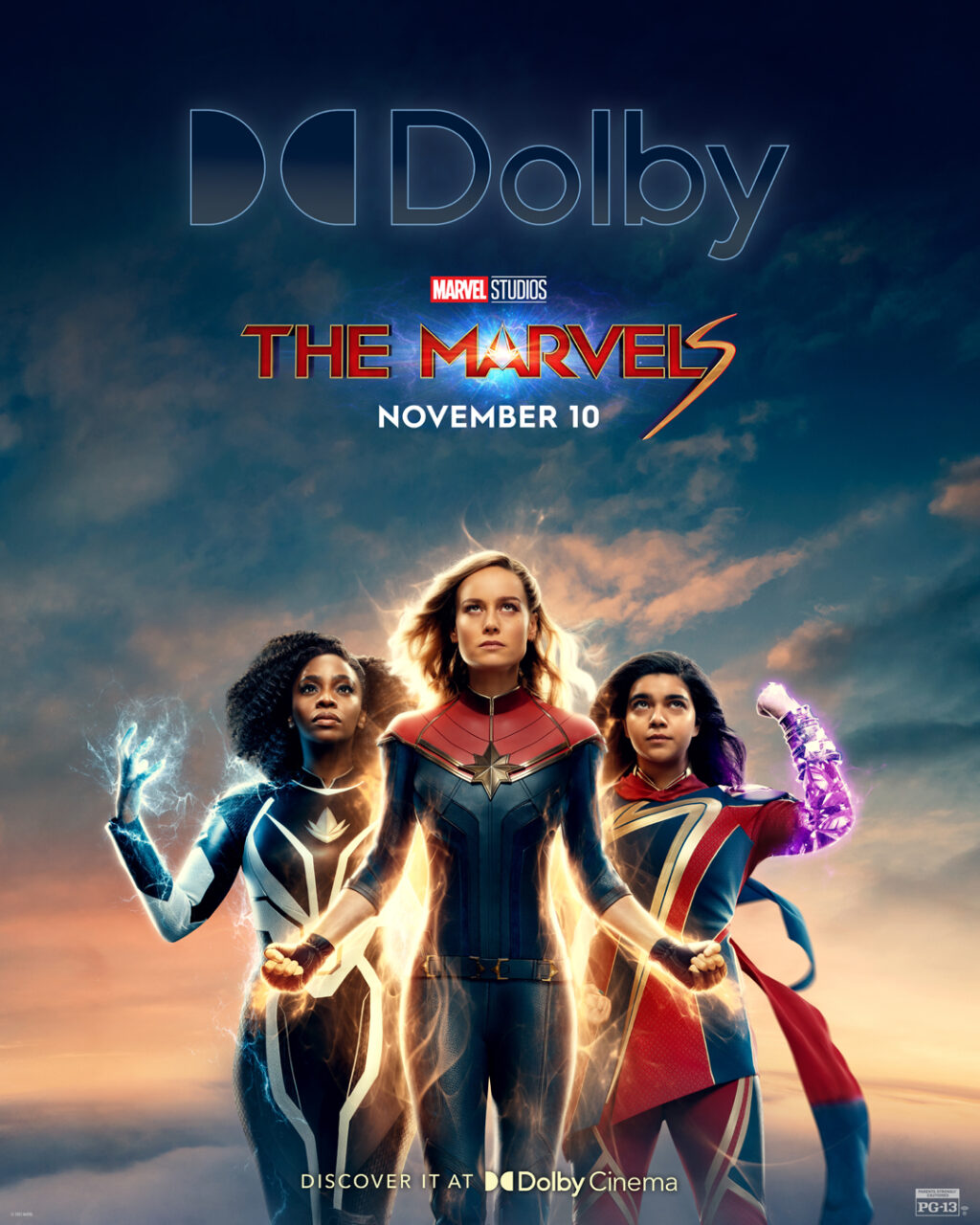 The Marvels poster (Marvel Studios)
