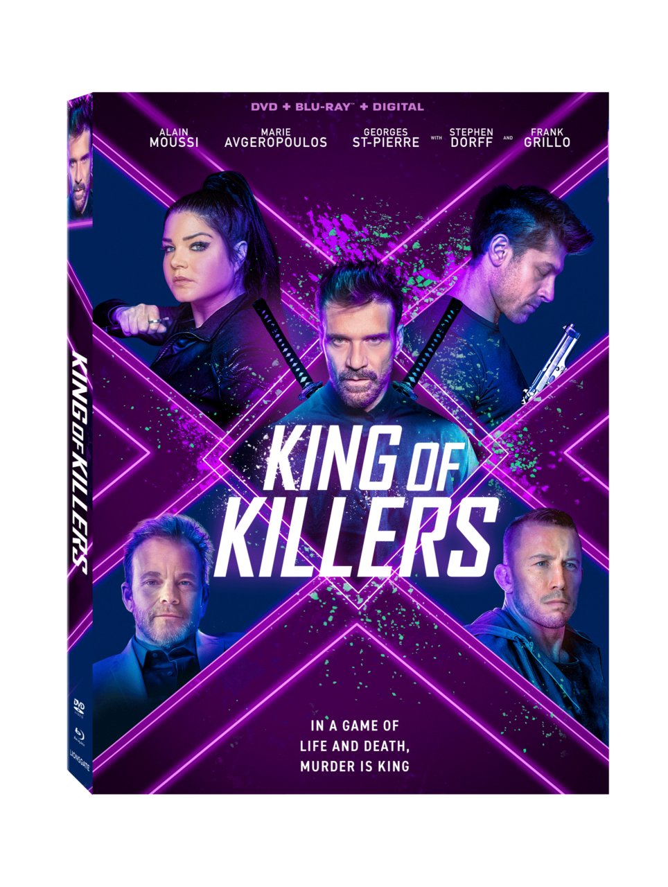 King Of The Killers Blu-Ray Combo Pack cover (Lionsgate)