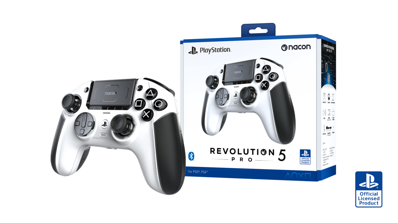 NACON Revolution 5 Pro For PlayStation White Controller
