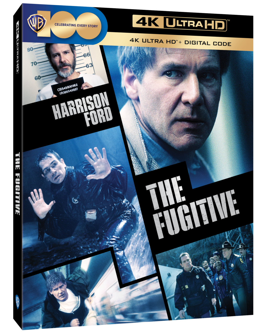 The Fugitive 4K Ultra HD Combo Pack cover (Warner Bros. Discovery Home Entertainment)