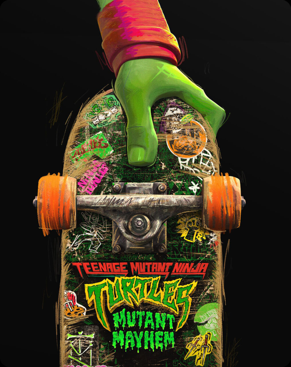 Teenage Mutant Ninja Turtles Mutant Mayhem 4K Ultra HD Combo pack cover (Paramount Home Entertainment)