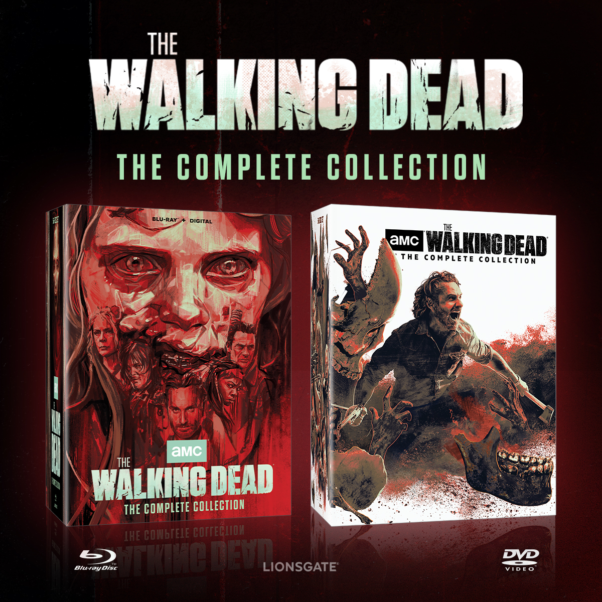 The Walking Dead The Complete Collection Blu-Ray Combo Pack cover (Lionsgate)