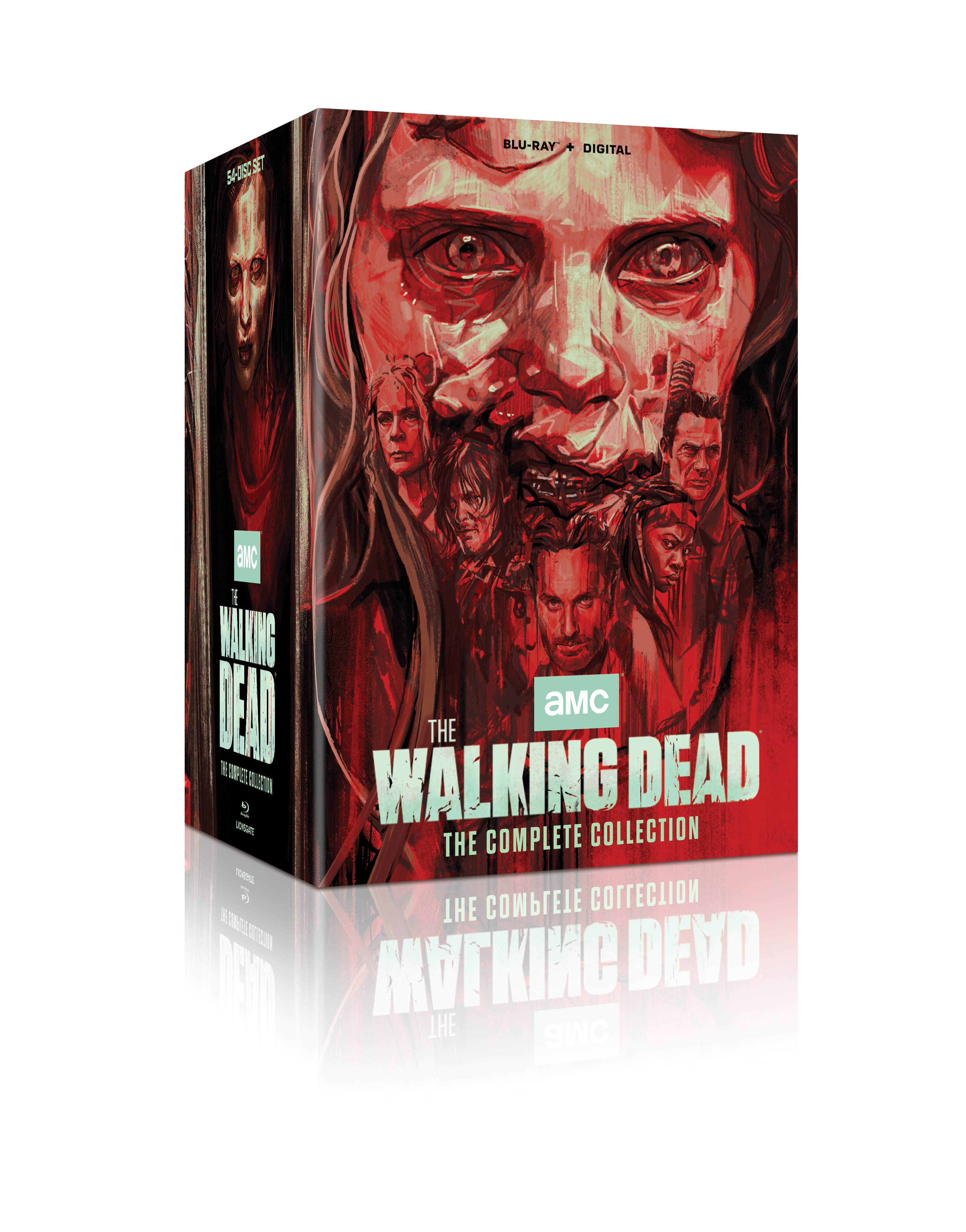 The Walking Dead The Complete Collection Blu-Ray Combo Pack cover (Lionsgate)