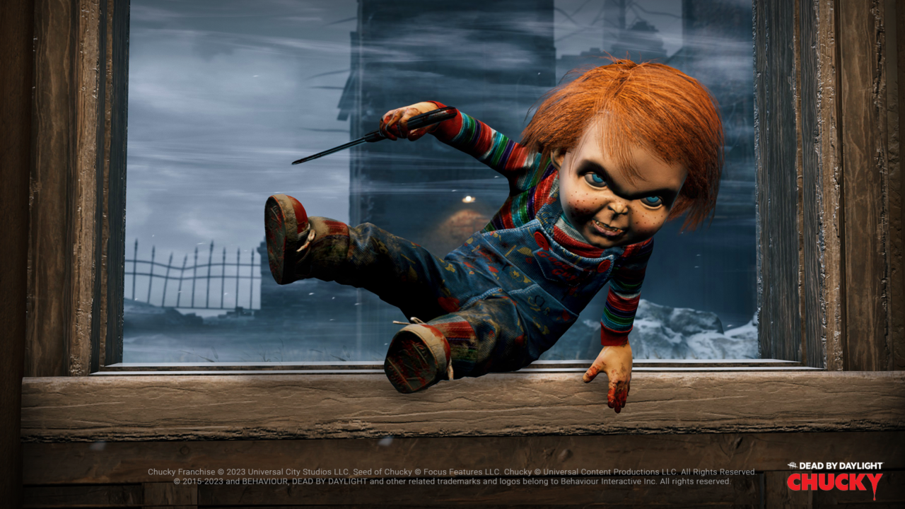 Chucky enters Dead By Daylight screencap (Behaviour Interactive)
