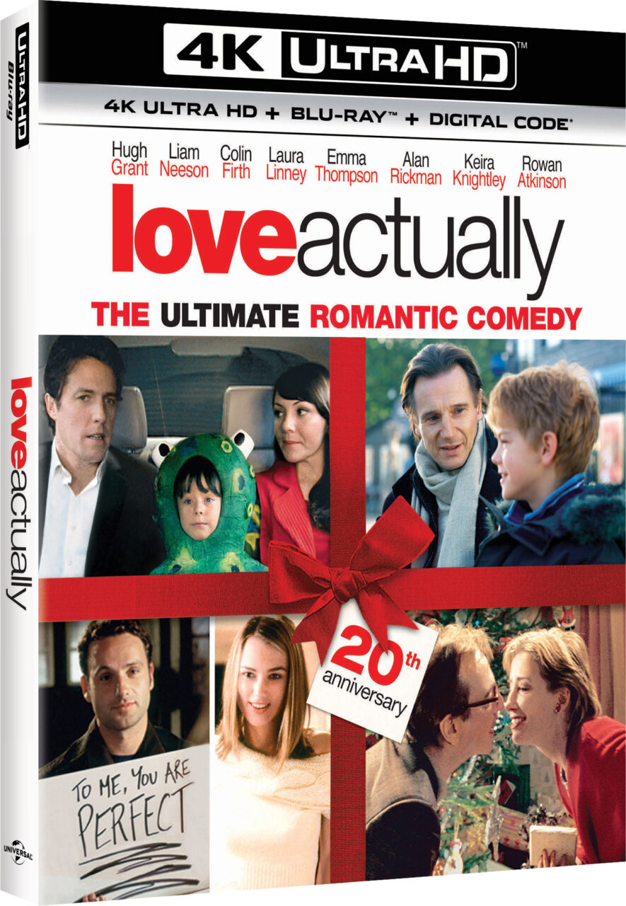 Love Actually 4K Ultra HD Combo Pack cover (Universal Pictures Home Entertainment)