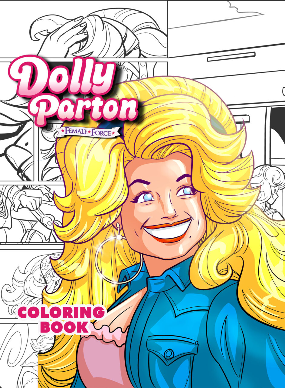 Dolly Parton Female Force Coloring Book (TidalWave Productions)