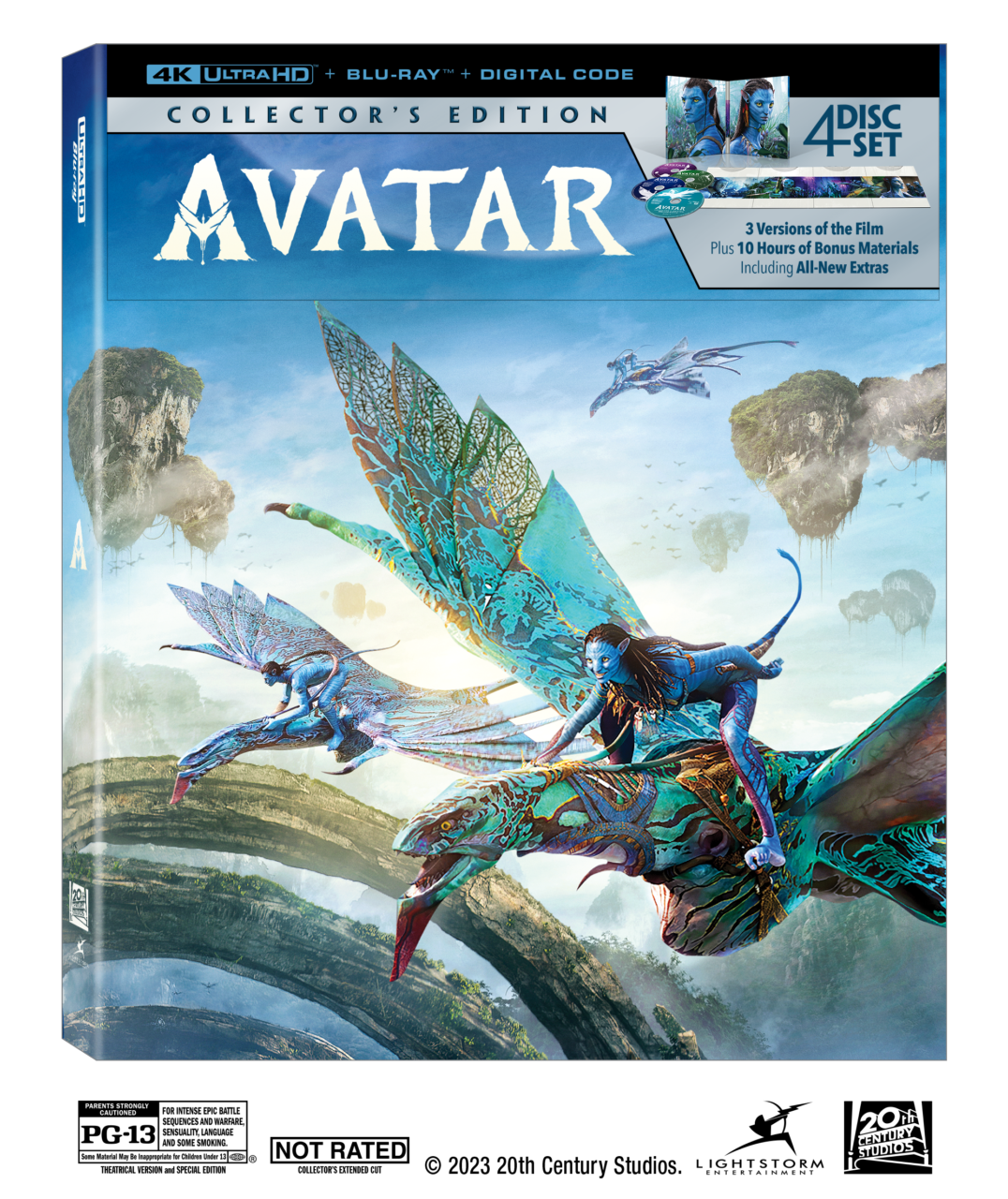 Avatar 4K Ultra HD Combo Pack cover (20th Century Studios Home Entertainment/Disney Home Entertainment)