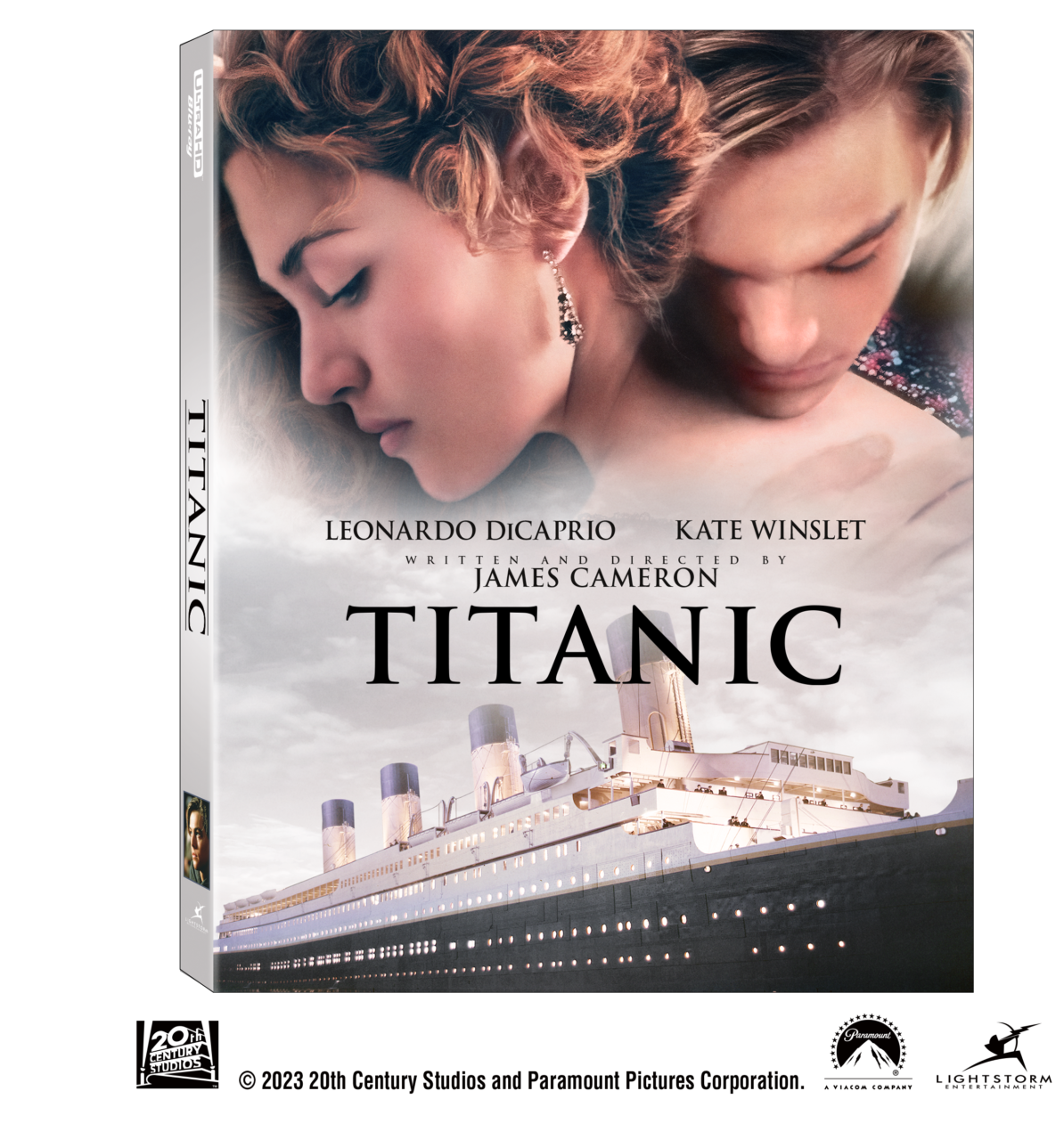Titanic 4K Ultra HD Combo Pack cover (20th Century Studios Home Entertainment/Disney Home)