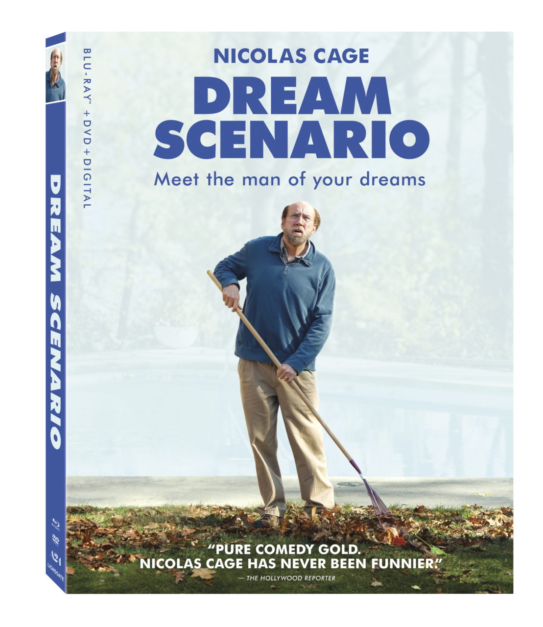 Dream Scenario Blu-Ray Combo Pack cover (Lionsgate)