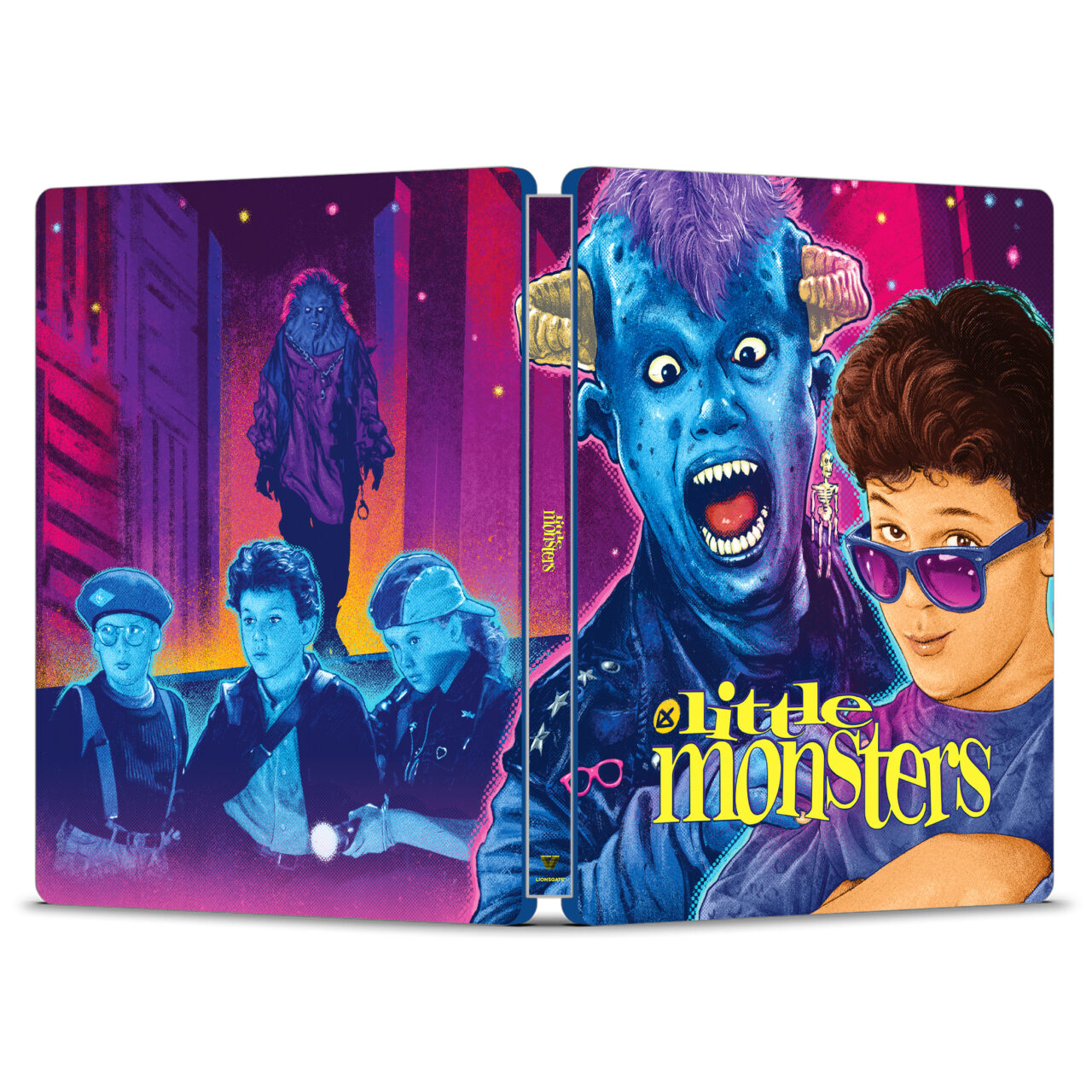 Little Monsters Blu-Ray Steelbook cover (Lionsgate)