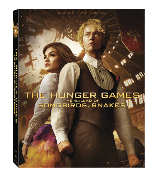 The Hunger Games: The Ballad Of Songbirds & Snakes Blu-Ray Combo Pack cover (Lionsgate)