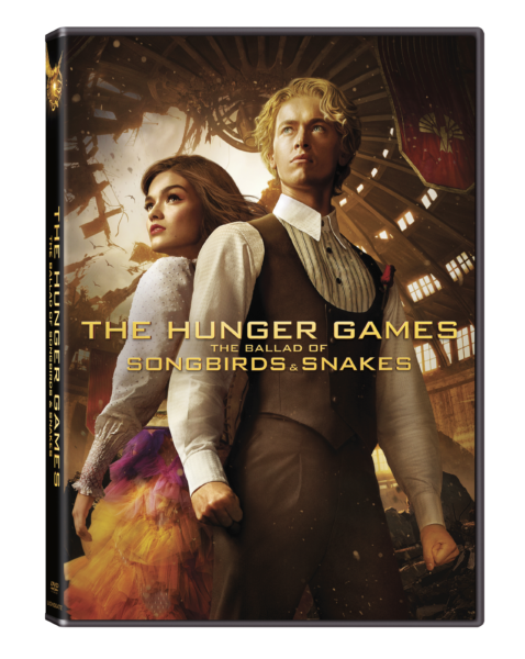 The Hunger Games: The Ballad Of Songbirds & Snakes DVD cover (Lionsgate)