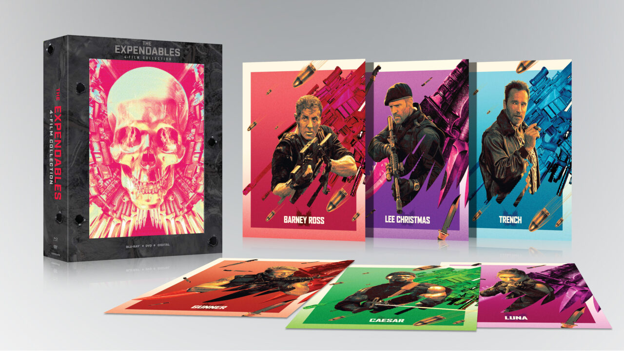 The Expendables 4-Film Collection Blu-Ray Combo Pack cover (Lionsgate)