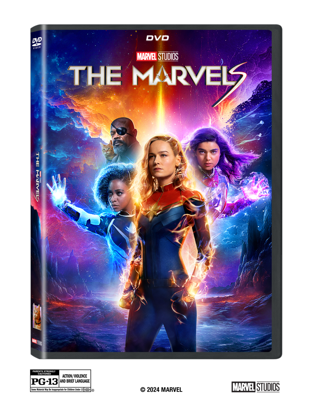 The Marvels DVD cover (Marvel Studios/Walt Disney Studios Home Entertainment)