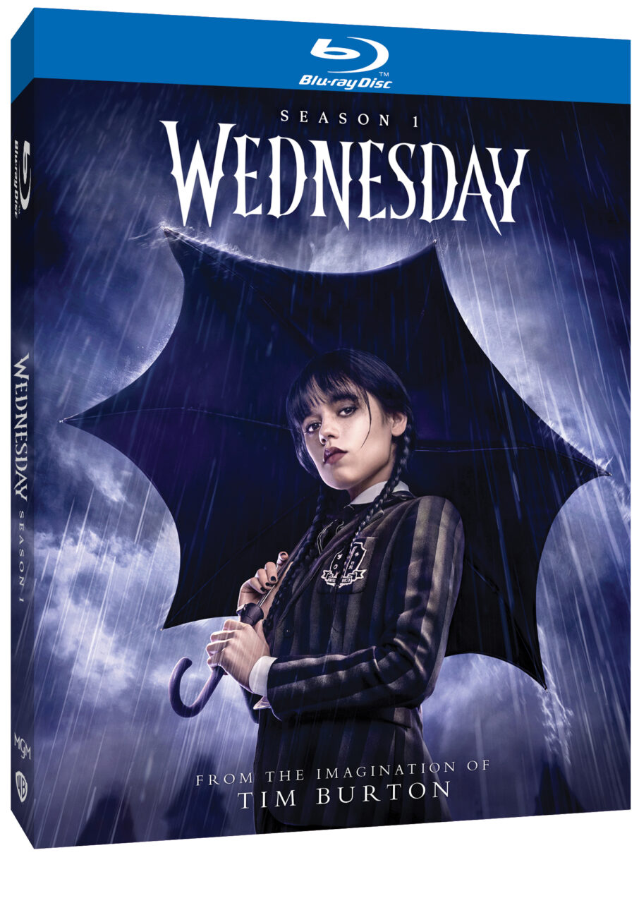 Wednesday: Season One Blu-Ray cover (Warner Bros. Discovery Home Entertainment)