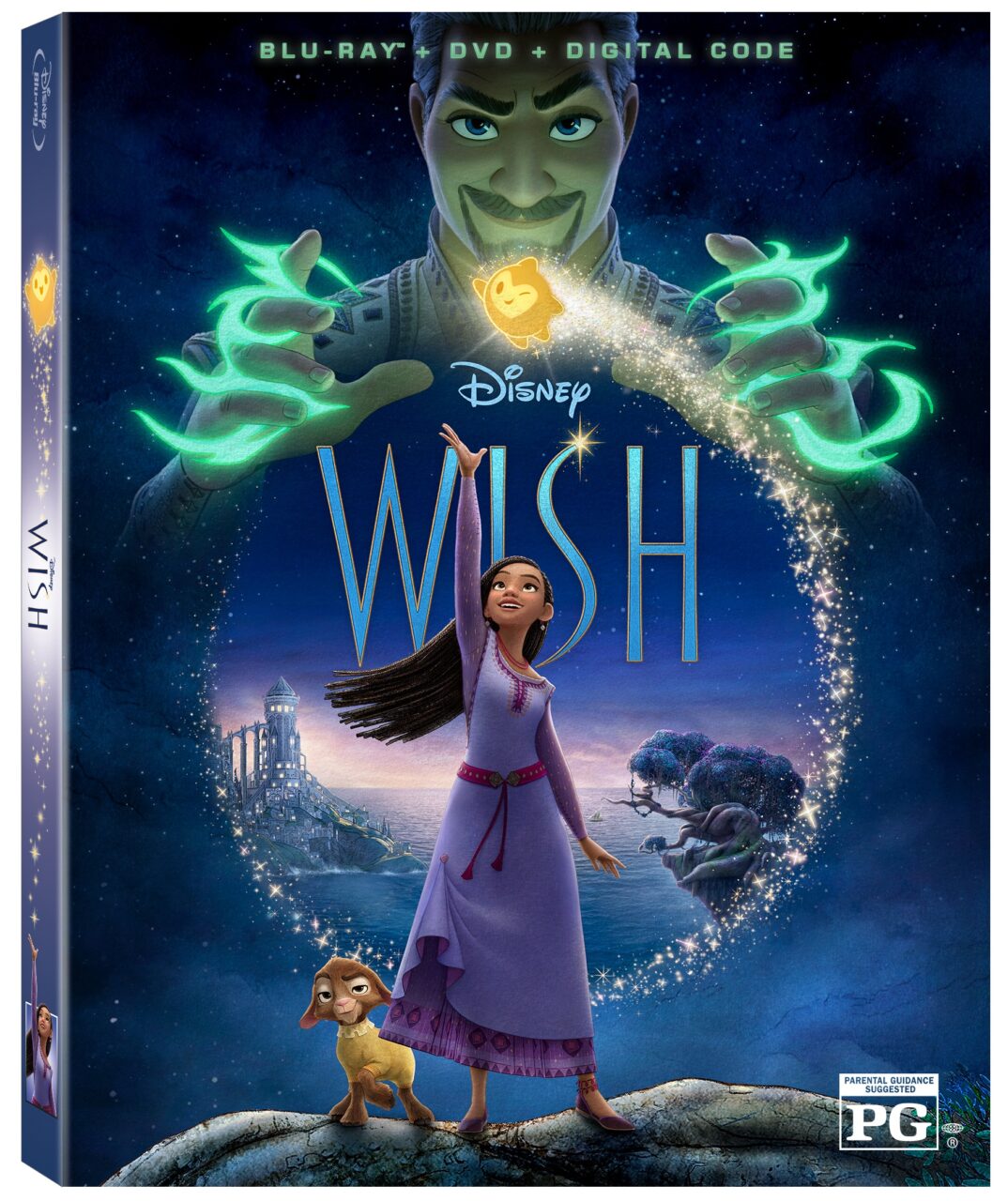 Wish Blu-Ray Combo Pack cover (Disney)