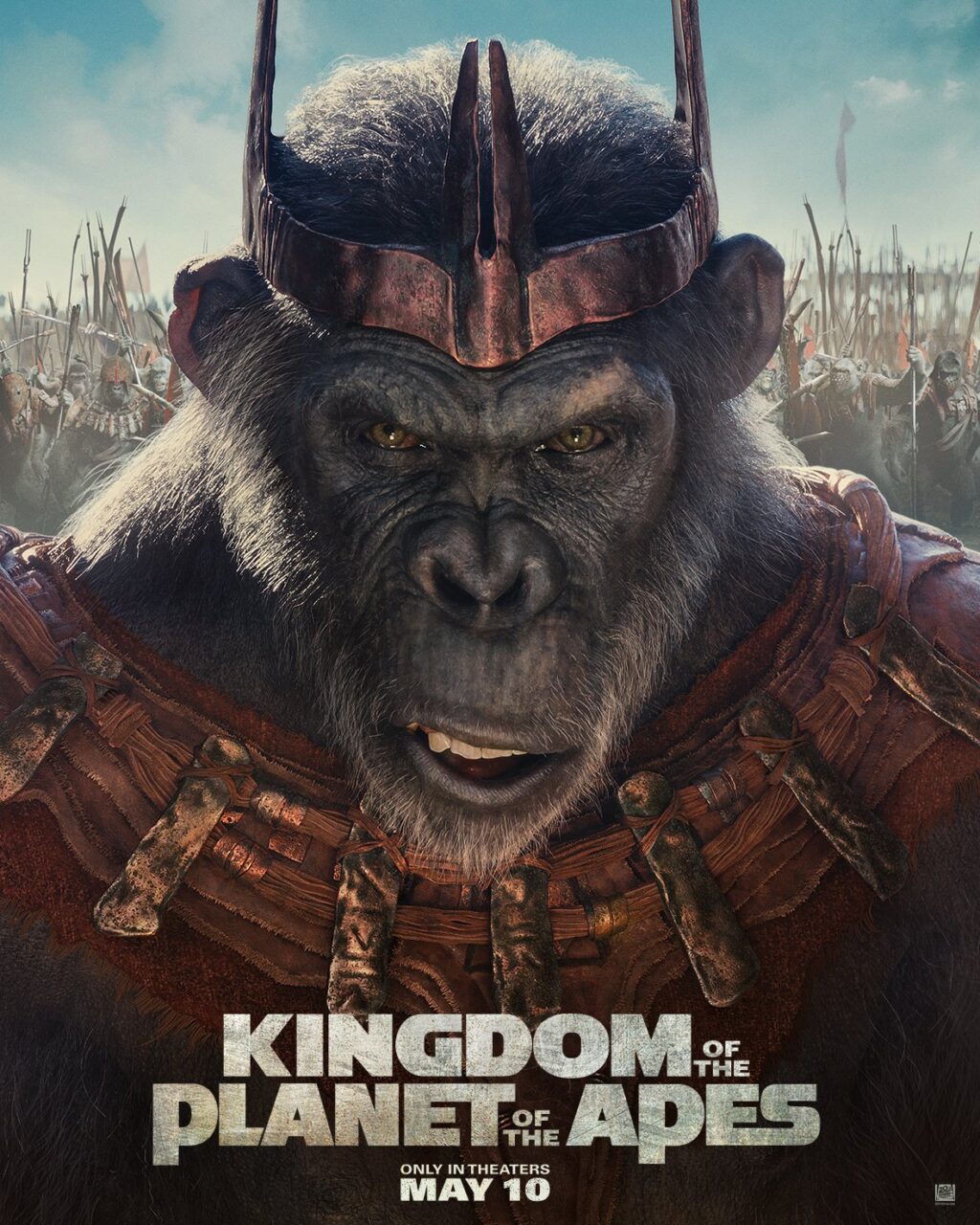 Kingdom Of The Planet Of Apes poster (20th Century Studios)