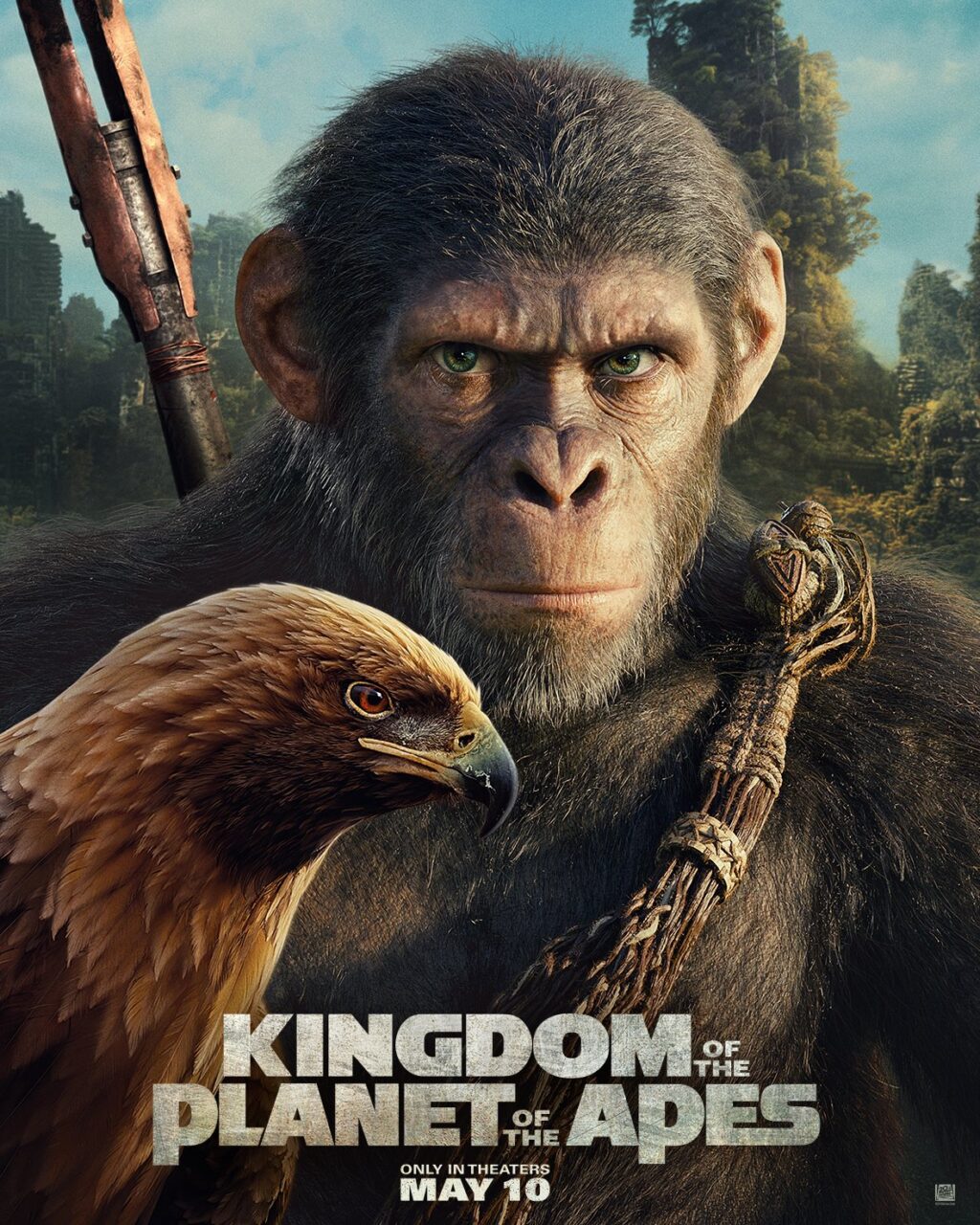 Kingdom Of The Planet Of Apes poster (20th Century Studios)