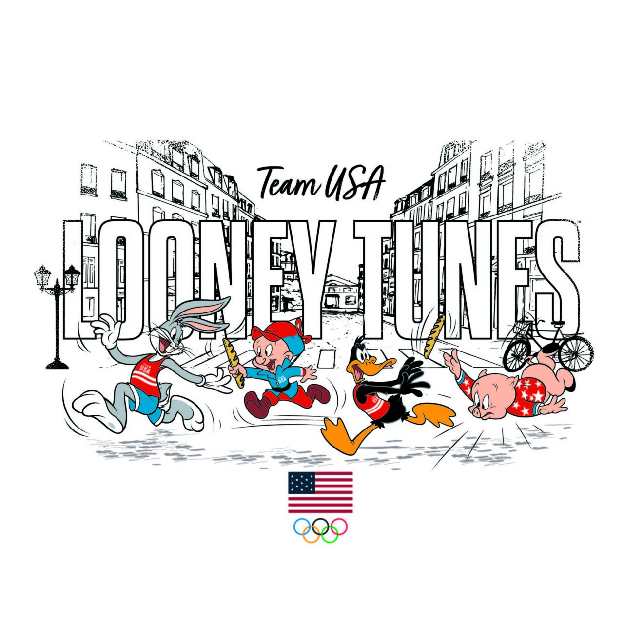 Team USA x Warner Bros. Discovery x Looney Tunes