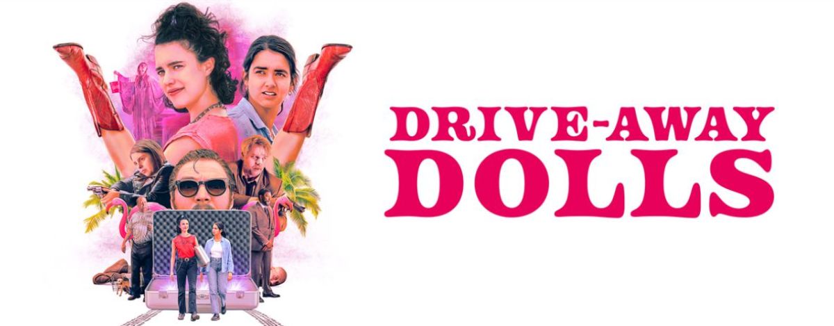 Drive-Away Dolls graphic (Universal Pictures Home Entertainment)