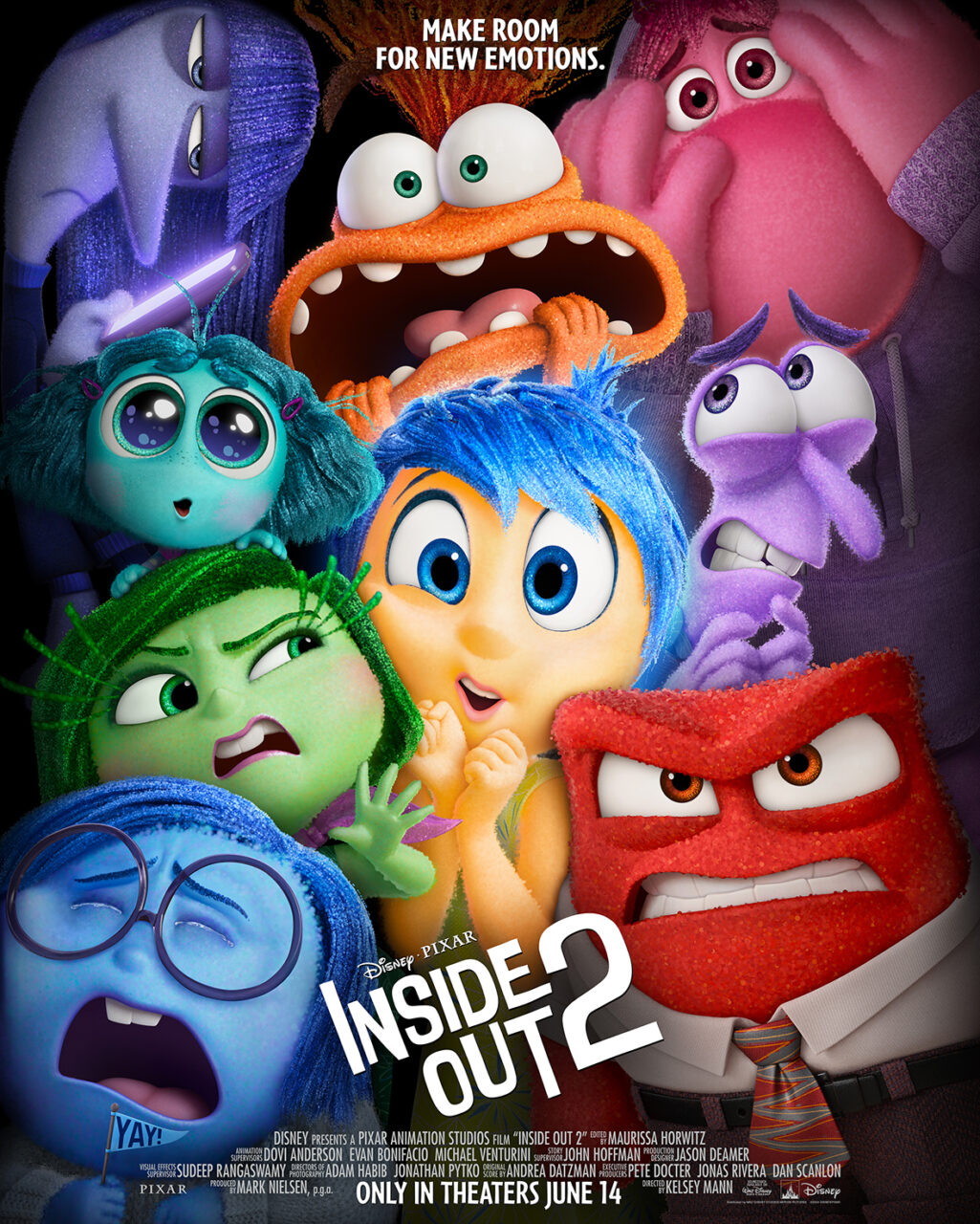 Inside Out 2 poster (Disney-Pixar)