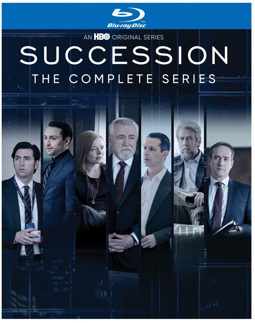 Succession: The Complete Blu-Ray cover (Warner Bros. Discovery Home Entertainment)