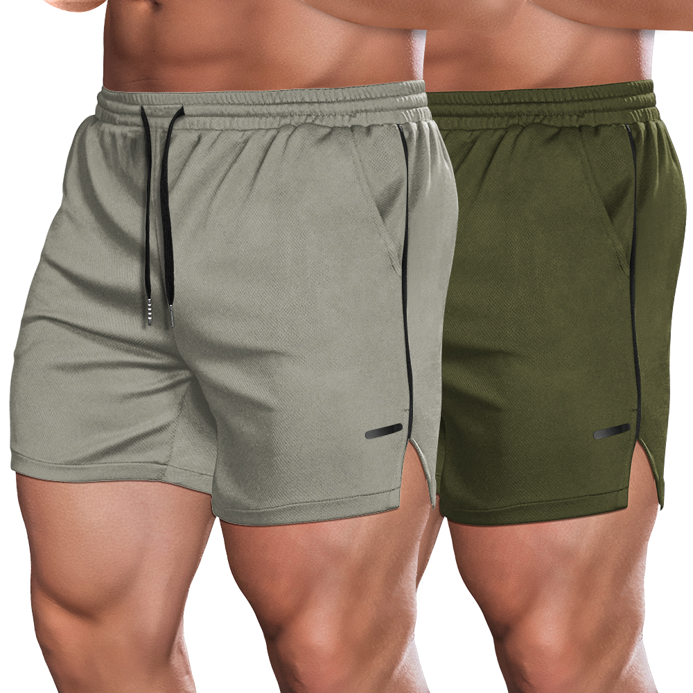 COOFANDY Men's 2-Pack Gym Workout Shorts