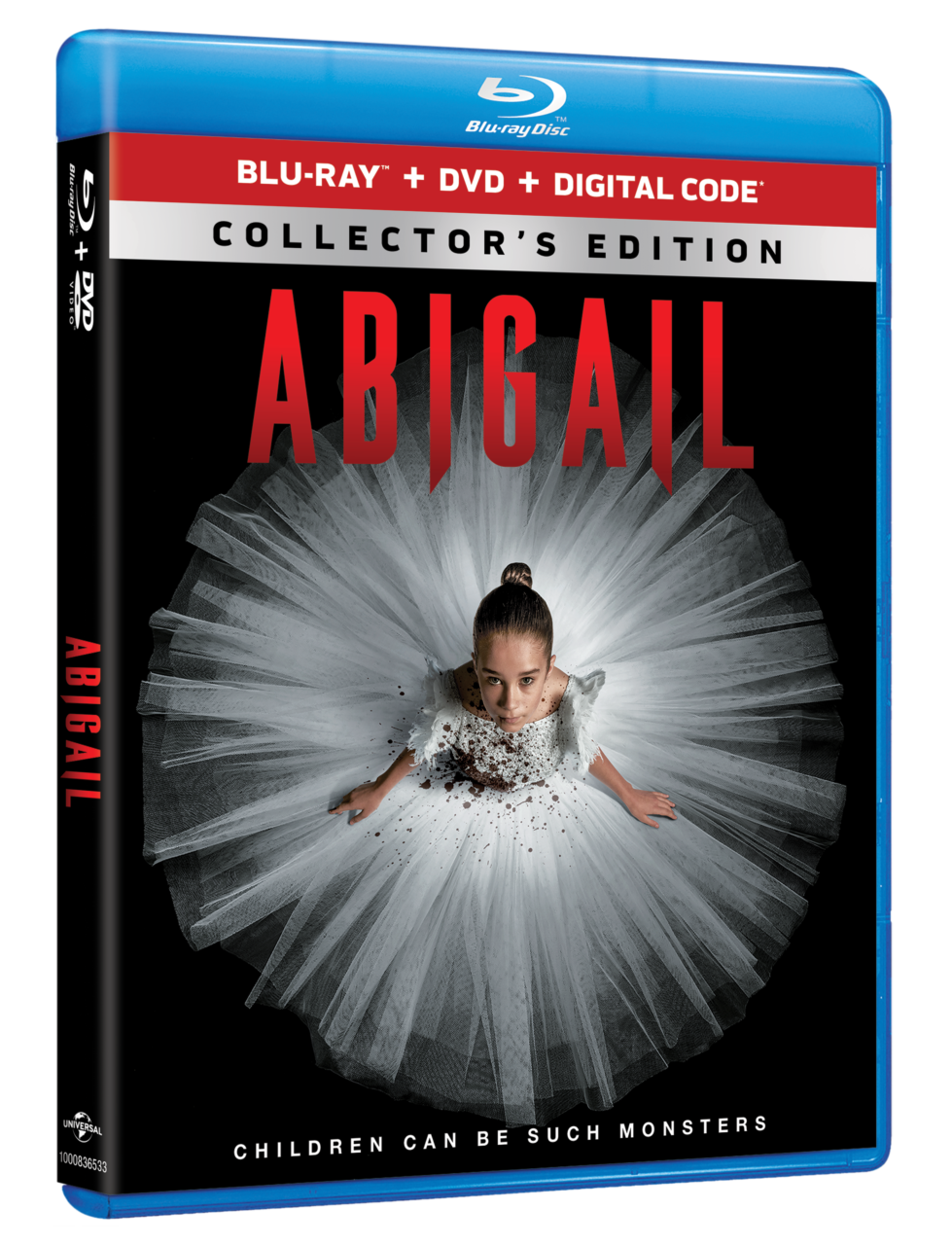Abigail Collector's Edition Blu-Ray Combo Pack cover (Universal Pictures Home Entertainment)