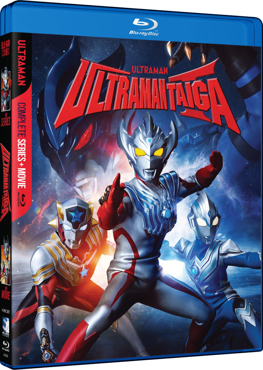 Ultraman Taiga: The Complete Series & Ultraman Taiga: The Movie Blu-Ray cover (Mill Creek Entertainment)
