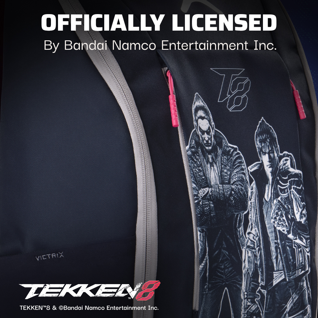 Tekken 8 Victrix Tournament Backpack product image (PDP)