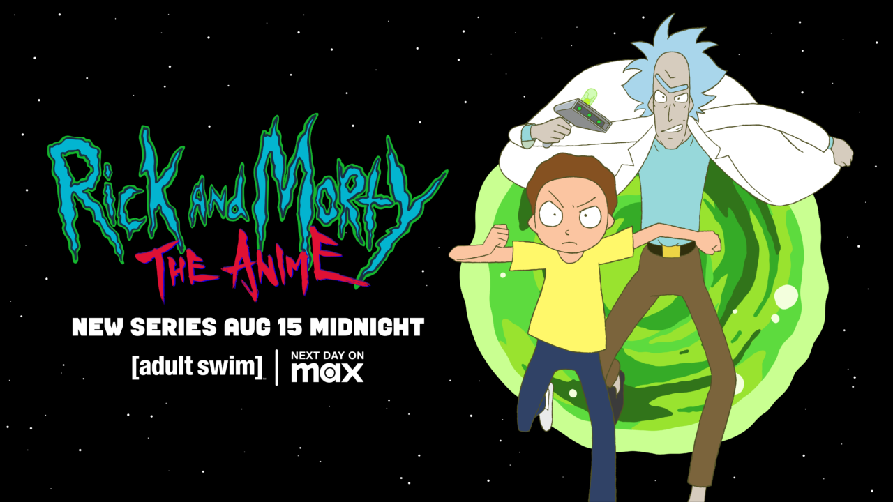 Rick And Morty: The Anime graphic (adult swim)