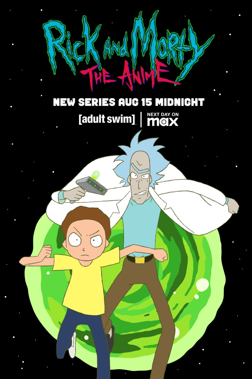 Rick And Morty: The Anime graphic (adult swim)