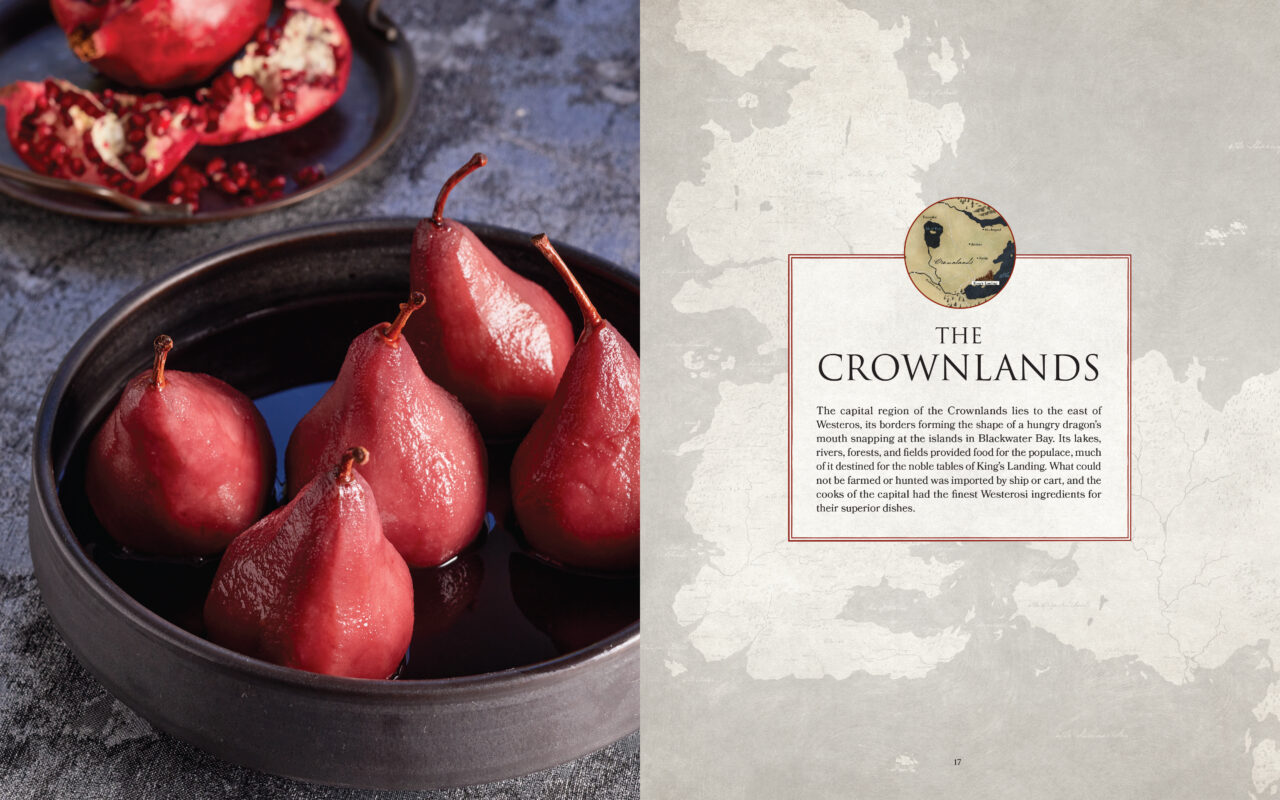 The Official Westeros Cookbook: Recipes From Game Of Thrones And House Of The Dragon sample page (Insight Editions)