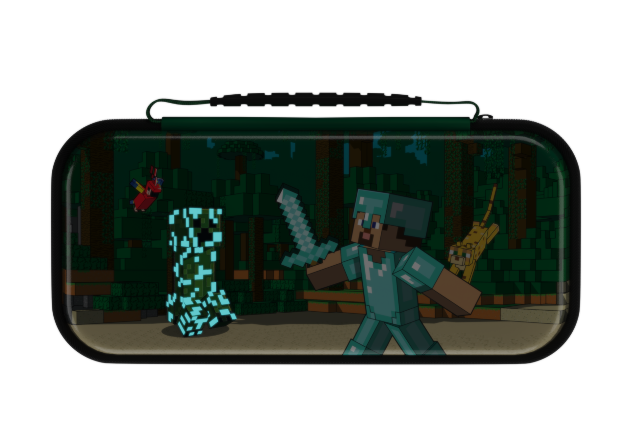 Minecraft REALMz Forest Biome Wireless Controller & Forest Battle Travel Case Plus GLOW product image (PDP)